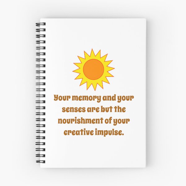 Item preview, Your Memory And Your Senses - Creativity Quote designed and sold by CrankyOldDude.