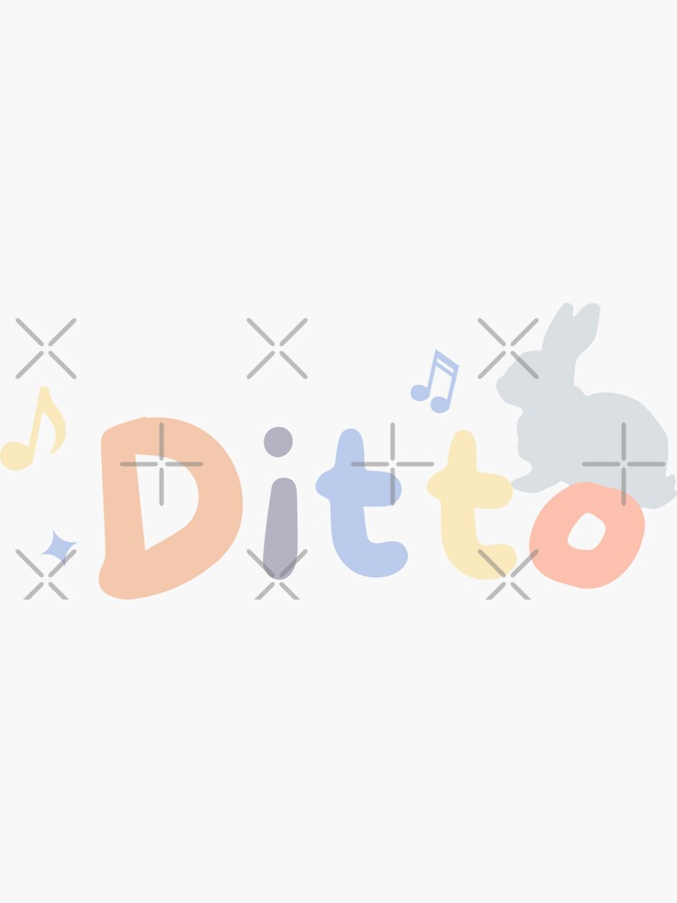 Newjeans Ditto Digital Poster Ditto Lyric Print Instant 