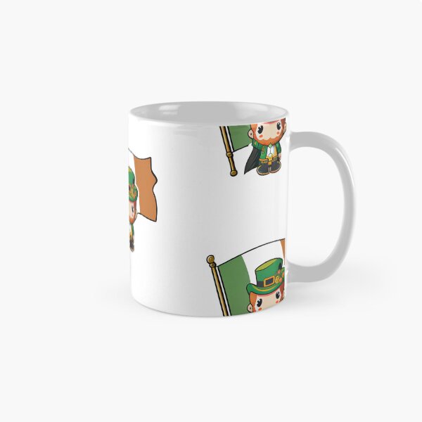 Item preview, Chibi Leprechaun With The Irish Flag designed and sold by TaurusDigital.