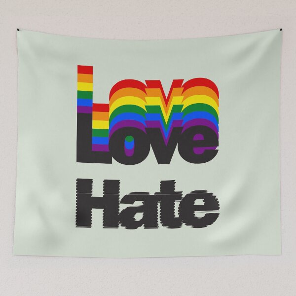 Item preview, Love hate designed and sold by NightOff.