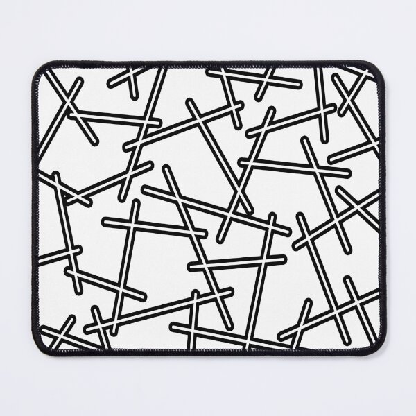 Item preview, Abstract geometric pattern - black and white. designed and sold by K.S ART.