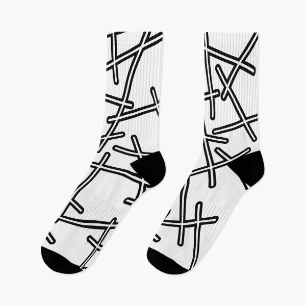 Item preview, Abstract geometric pattern - black and white. designed and sold by K.S ART.
