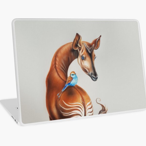 Okapi by Maria Tiqwah Laptop Skin