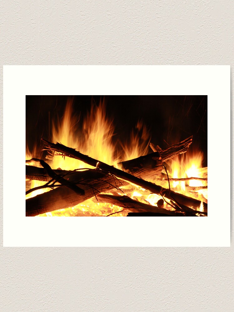 Alternate view of Burn Art Print