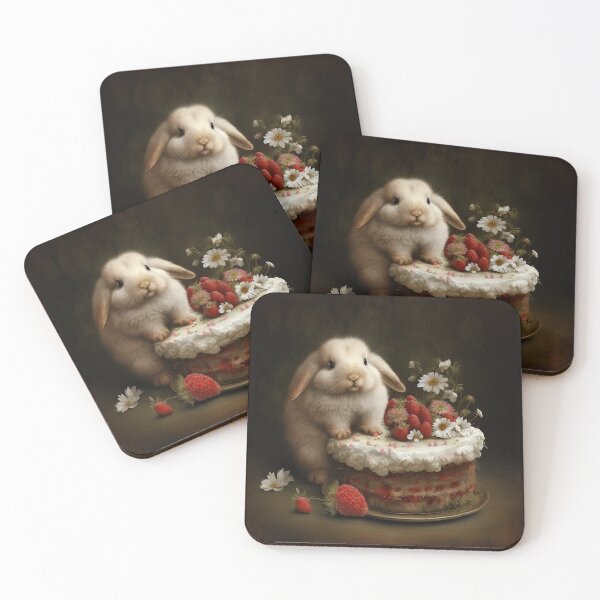 Item preview, Bunny's Bonbon: Cake and Strawberry designed and sold by SweetbriarTales.