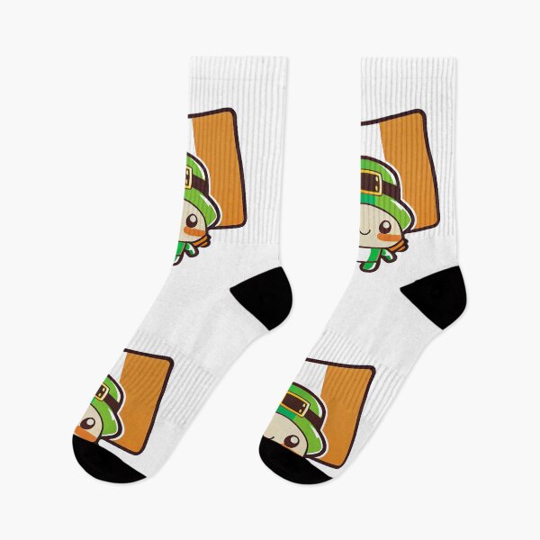 Item preview, Chibi Leprechaun With The Irish Flag designed and sold by TaurusDigital.