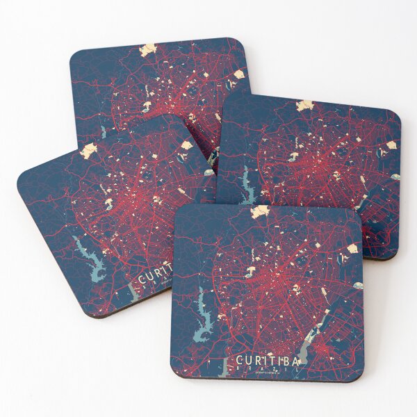Item preview, Curitiba City Map of Brazil - Hope designed and sold by deMAP.
