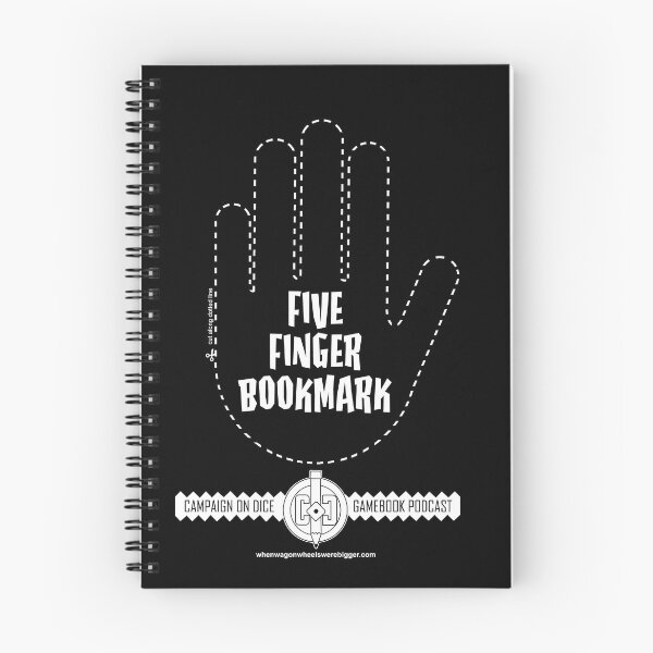 Item preview, Five Finger Bookmark designed and sold by W4BPodcasts.