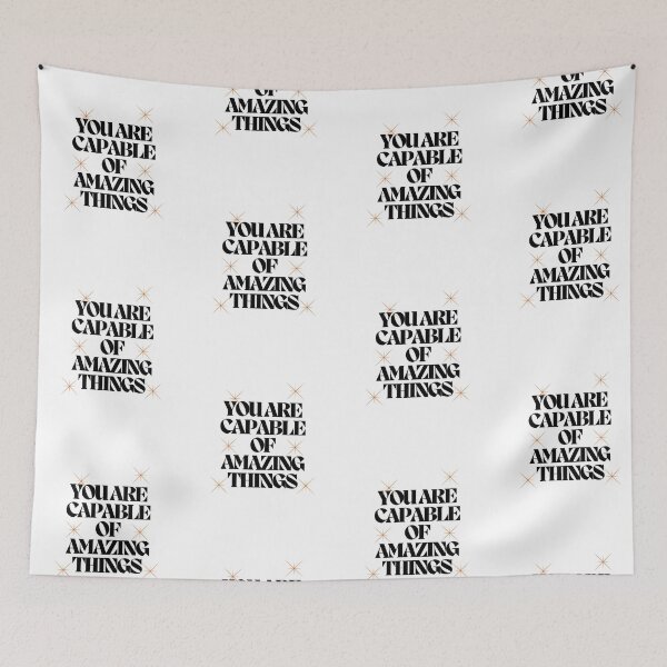 Item preview, you are capable of amazing things, u r capable designed and sold by DareDreams.