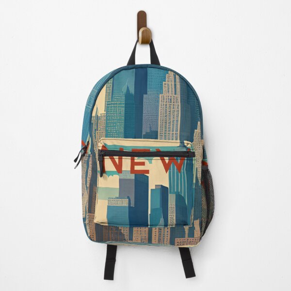 Item preview, New york Manhattan city travel poster  designed and sold by Arctic frame studio.