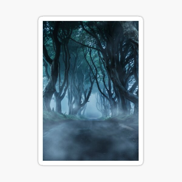 Cold morning in northern Ireland Sticker