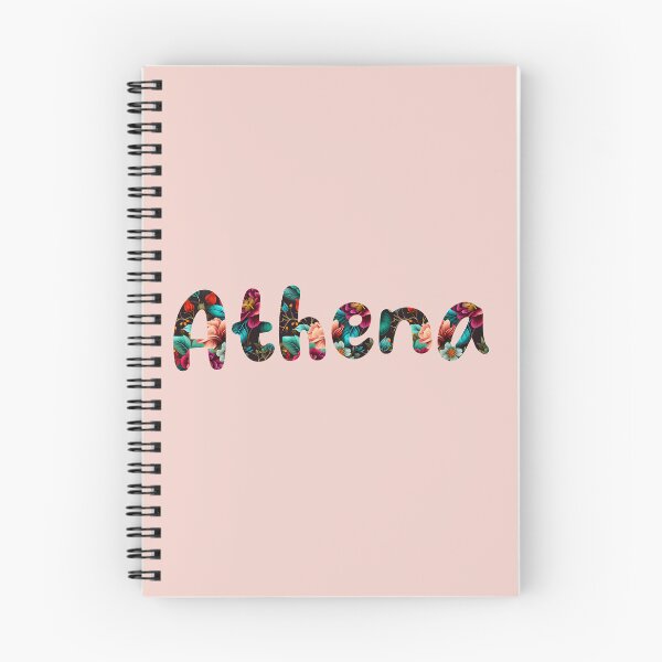 Item preview, Floral Athena Name : Athena Name With Flowers  designed and sold by ABCDEmily ©.