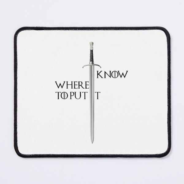 Item preview, I KNOW WHERE TO PUT IT BLACK TEXT designed and sold by 007leon.