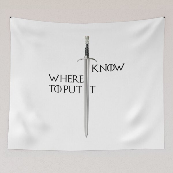 Item preview, I KNOW WHERE TO PUT IT BLACK TEXT designed and sold by 007leon.