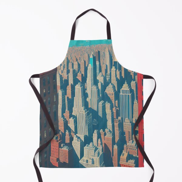 Item preview, New york Manhattan city travel poster designed and sold by Arctic frame studio.