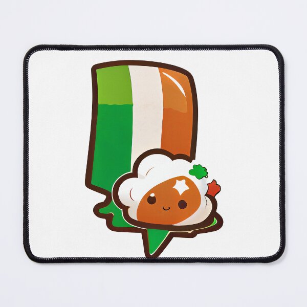 Item preview, Fluffball With The Irish Flag designed and sold by TaurusDigital.