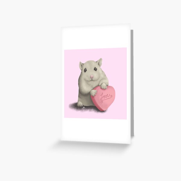Hamster Love Greeting Card