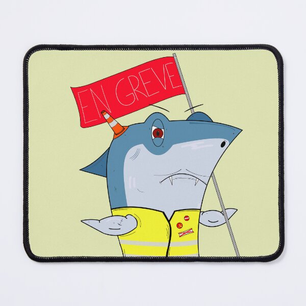 Item preview, Mr Sharky (yellow vest) designed and sold by MrSharkyShop.