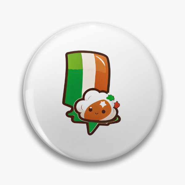 Item preview, Fluffball With The Irish Flag designed and sold by TaurusDigital.