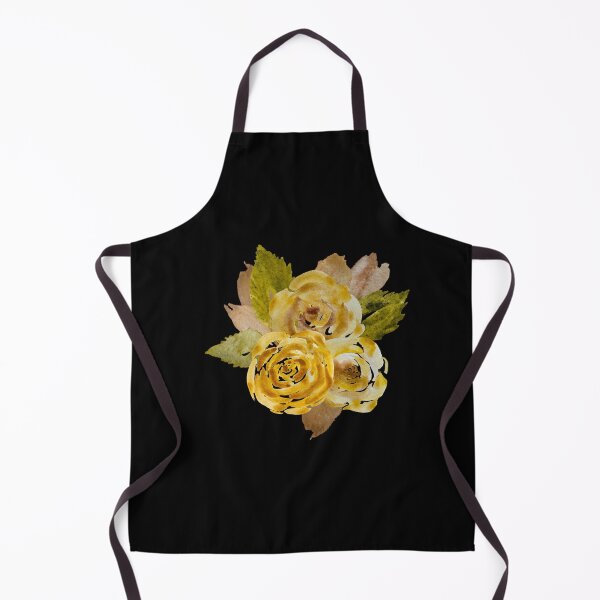 Item preview, Rose flower leaves peony bouquet watercolor sketch black designed and sold by Yana Mustafina | Boho Soulful Designs.