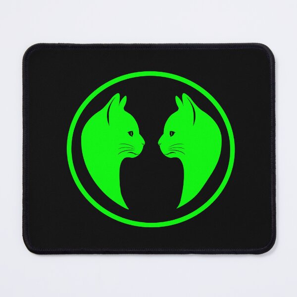 Item preview, green cats designed and sold by andrew JOHNSEN.