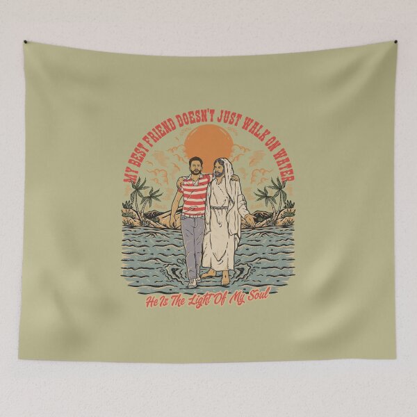 Item preview, Jesus the Light of My Soul - Retro Christian - Male Edition designed and sold by ChristlikeMerch.