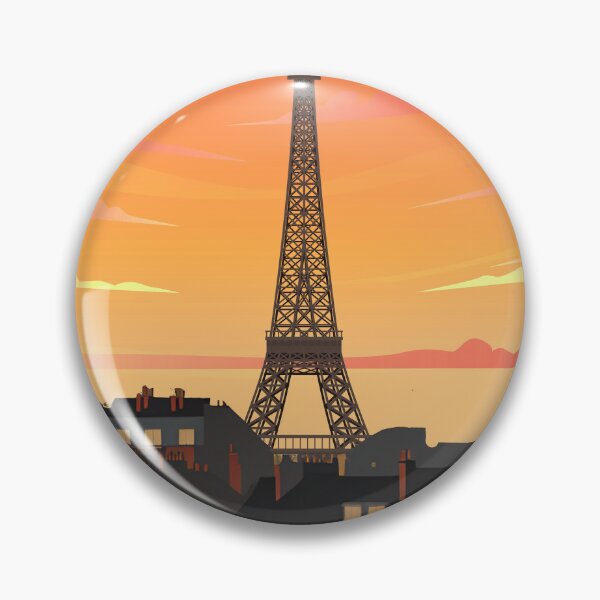 Item preview, Paris vintage travel poster  paris eiffel tower designed and sold by Arctic frame studio.