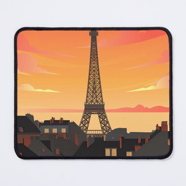 Item preview, Paris vintage travel poster  paris eiffel tower designed and sold by Arctic frame studio.