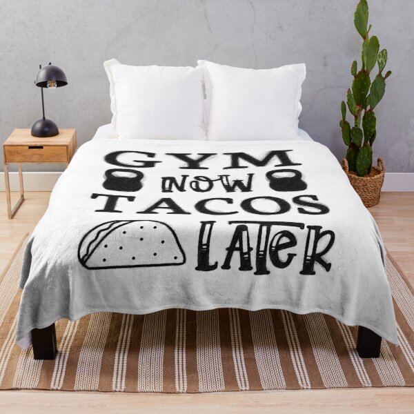 Item preview, Gym Now Tacos Later - Fitness Motivation Quote designed and sold by RedArtsDesign.