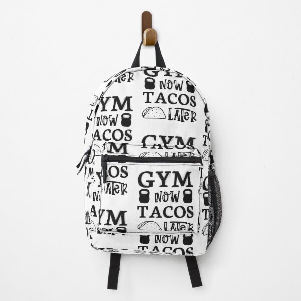 Item preview, Gym Now Tacos Later - Fitness Motivation Quote designed and sold by RedArtsDesign.
