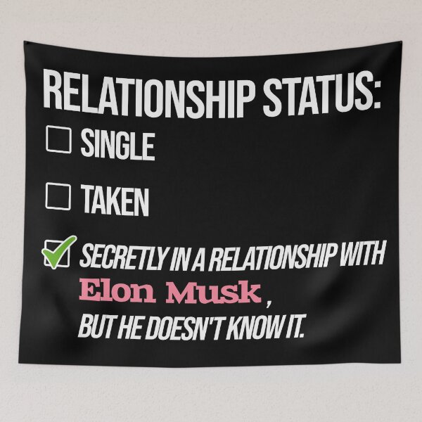 Item preview, Elon Musk - Relationship designed and sold by 2Girls1Shirt.