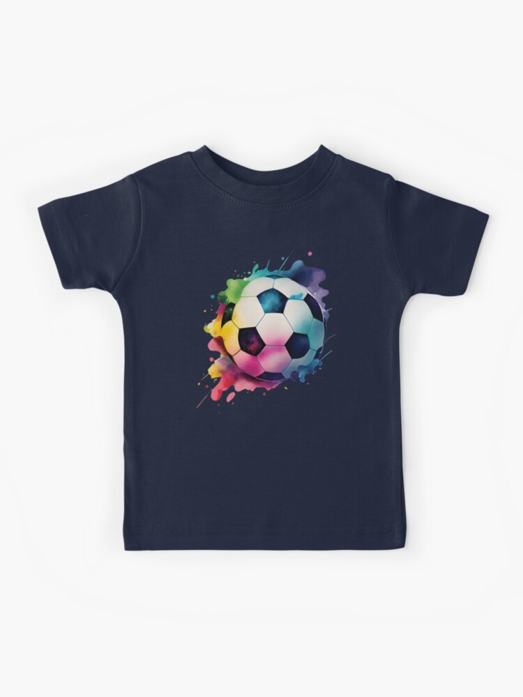 Messi's Rainbow Watercolor - Kids' T-Shirt