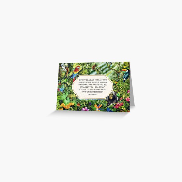 Item preview, ISAIAH 41:10 (PARADISE) designed and sold by Paper Bee Gift Shop.