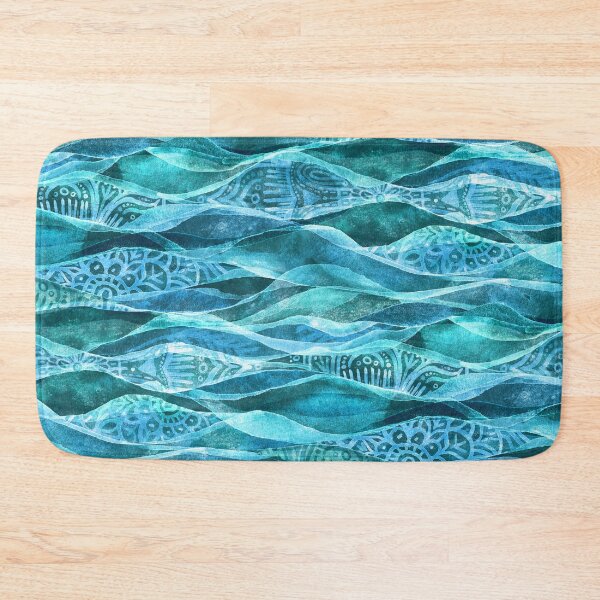 Item preview, Boho Open Ocean Watercolor Abstract designed and sold by micklyn.