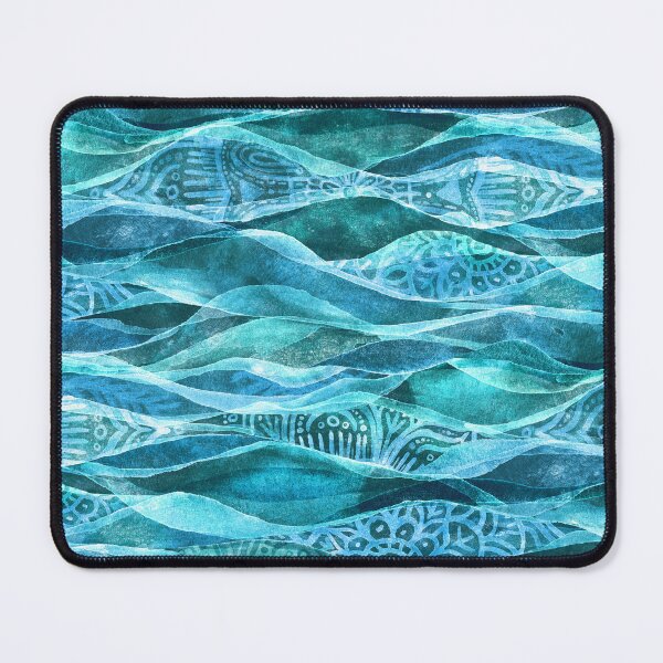 Item preview, Boho Open Ocean Watercolor Abstract designed and sold by micklyn.