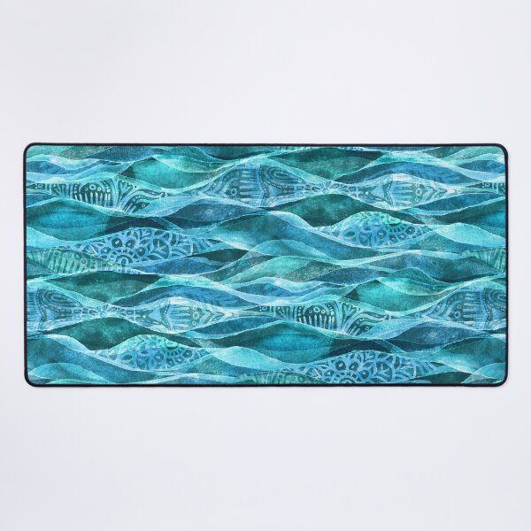 Item preview, Boho Open Ocean Watercolor Abstract designed and sold by micklyn.