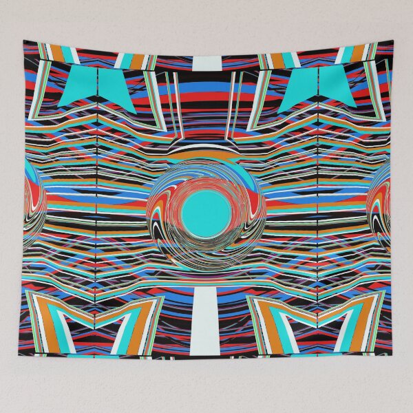 Item preview, Abstracts Geometric Sacred Parallel Lines Shape Circular Pattern Art Dimension Dodern Modern Gift designed and sold by Dodern.