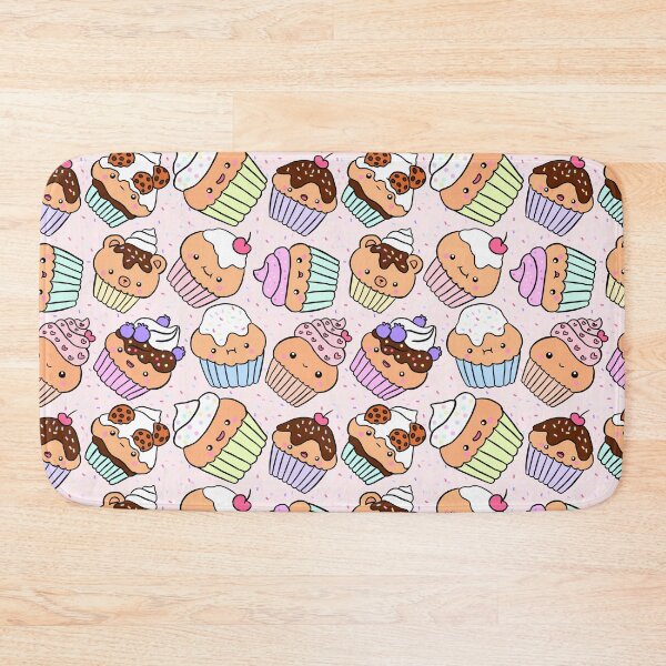 Item preview, Kawaii cupcakes pattern  designed and sold by Yarafantasyart.