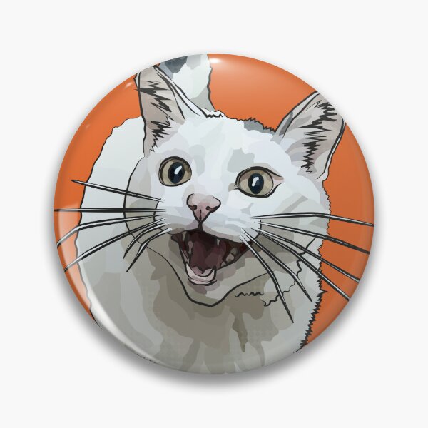 Item preview, White Cat by BeeFoxTree, Laughing Cat by BeeFoxTree, Carrot, orange, terracotta designed and sold by BeeFoxTree.