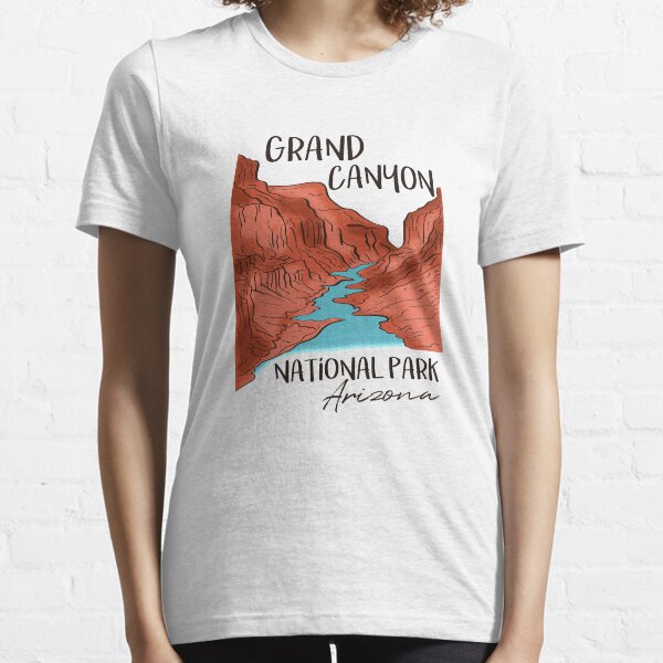 Grand Canyon National Park Arizona Desert Valley River Essential T-Shirt
