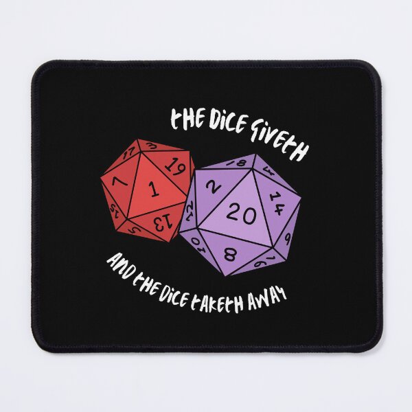 Item preview, los dados dan designed and sold by MoonMothPrintco.