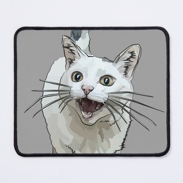 Item preview, White Cat by BeeFoxTree, Laughing Cat by BeeFoxTree, Grey gray designed and sold by BeeFoxTree.