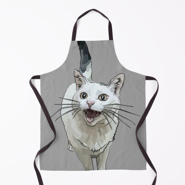 Item preview, White Cat by BeeFoxTree, Laughing Cat by BeeFoxTree, Grey gray designed and sold by BeeFoxTree.