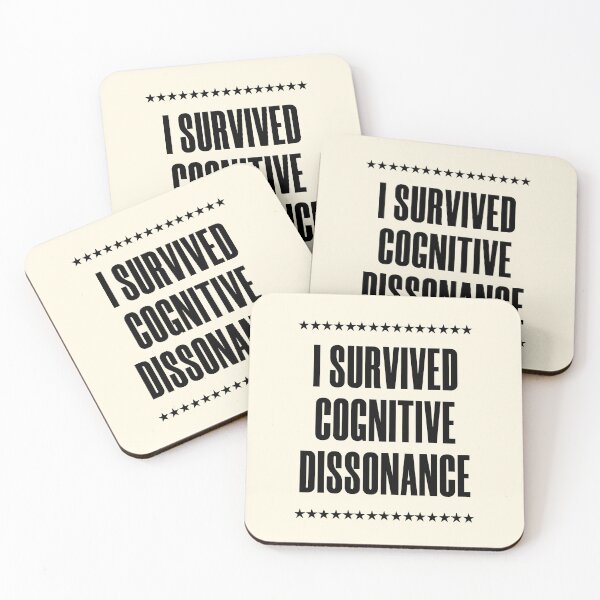 Item preview, I Survived Cognitive Dissonance designed and sold by FunnyFactDesign.