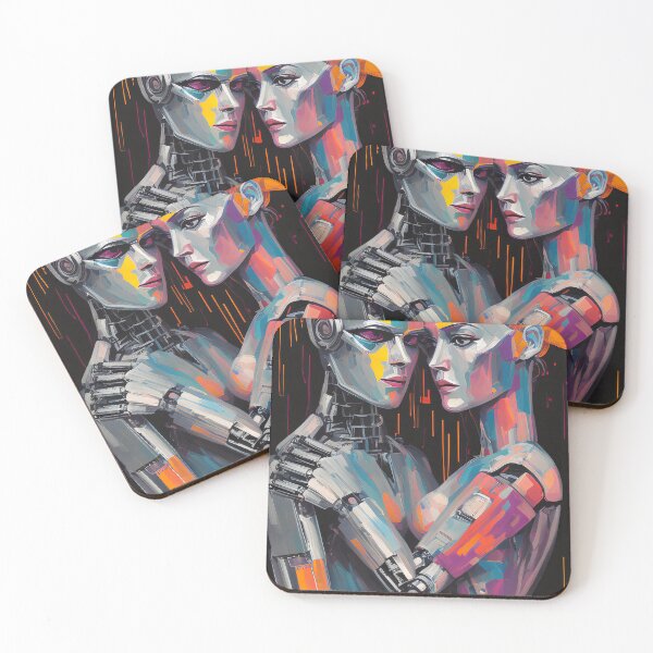 Item preview, Robotic Love - Digital Art  designed and sold by Something Clever.