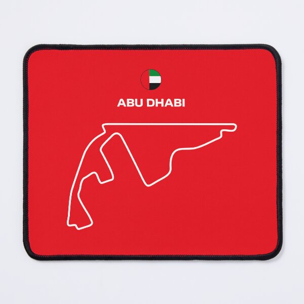 Item preview, Abu Dhabi Grand Prix Track Map designed and sold by ed-designs.