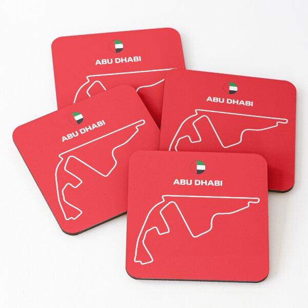 Item preview, Abu Dhabi Grand Prix Track Map designed and sold by ed-designs.