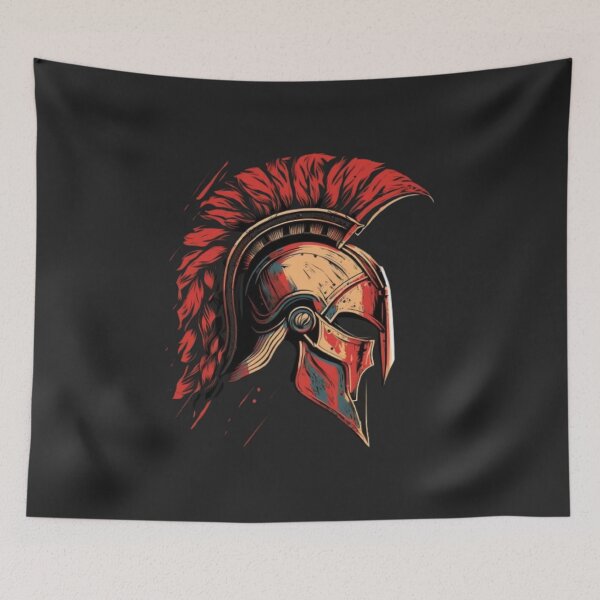 Item preview, Spartan training helmet Vector designed and sold by BOUWaves.