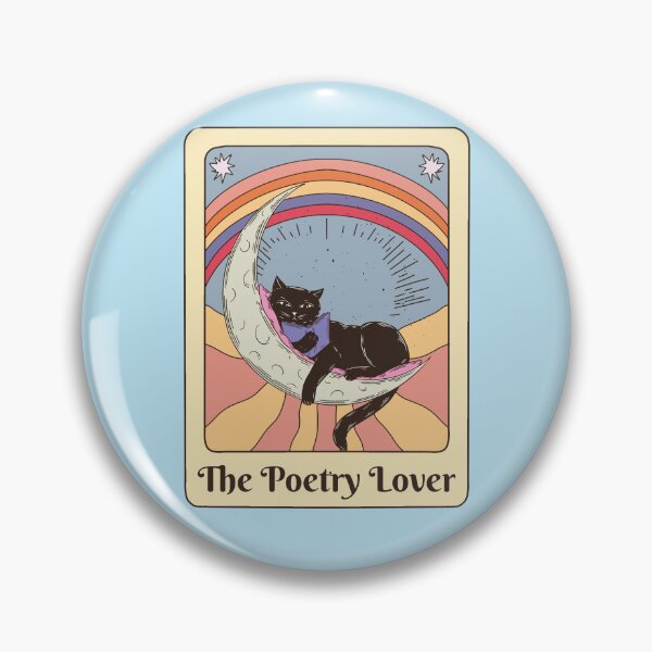 Item preview, Poetry Lover Cat Reading Poem Retro Tarot designed and sold by MrEddie10.