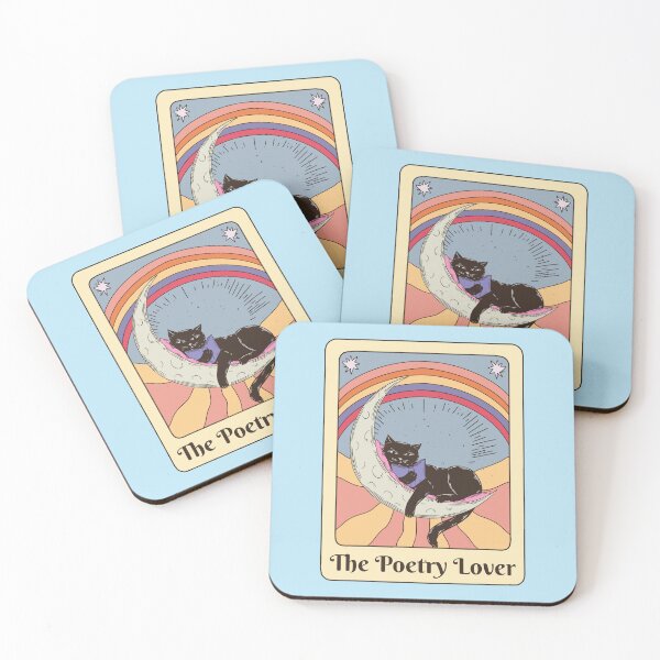 Item preview, Poetry Lover Cat Reading Poem Retro Tarot designed and sold by MrEddie10.